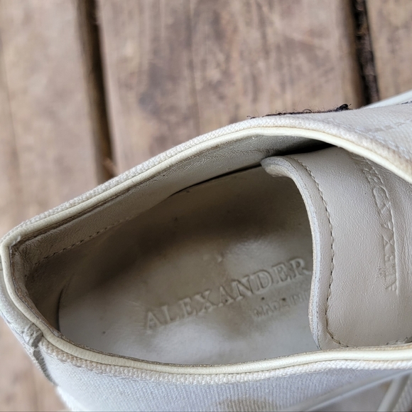 Alexander Mcqueen Low Cut Embroidered Octopus Sneakers - As Is - Picture 6 of 11